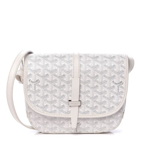 goyard belvedere white|goyard belvedere price.